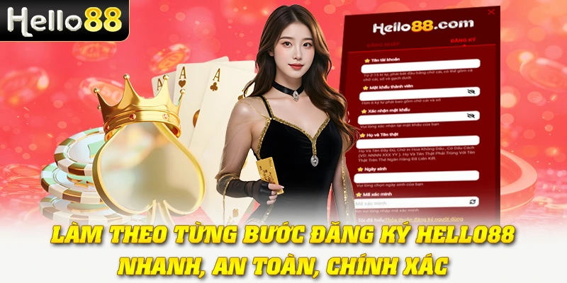 Đăng Ký Hello88 - Tạo Tài Khoản Nhanh Và Nhận Thưởng Tân Thủ 3 Làm theo từng bước đăng ký Hello88 nhanh, an toàn, chính xác